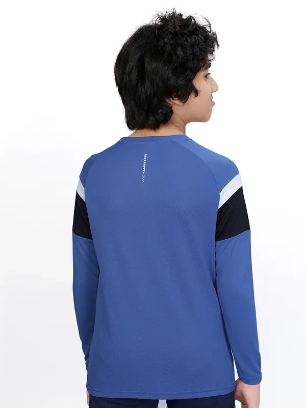 Boys Colorblock Slim Fit Crew Neck T-shirt with DOUBLE COOL - Image 3