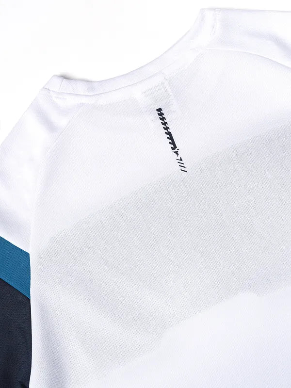 Boys Colorblock Slim Fit Crew Neck T-shirt with DOUBLE COOL - Image 8