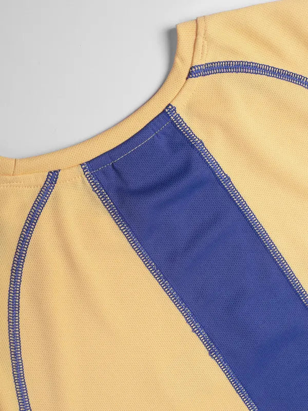 Boys Printed Slim Fit Crew Neck T-shirt with TECHNO COOL+ - Image 8