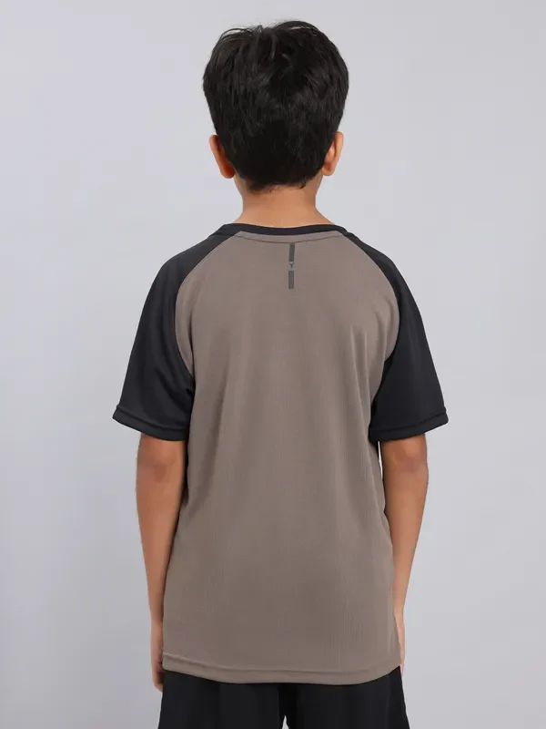 Boys Colorblock Slim Fit Crew Neck T-shirt with TECHNO COOL+ - Image 6