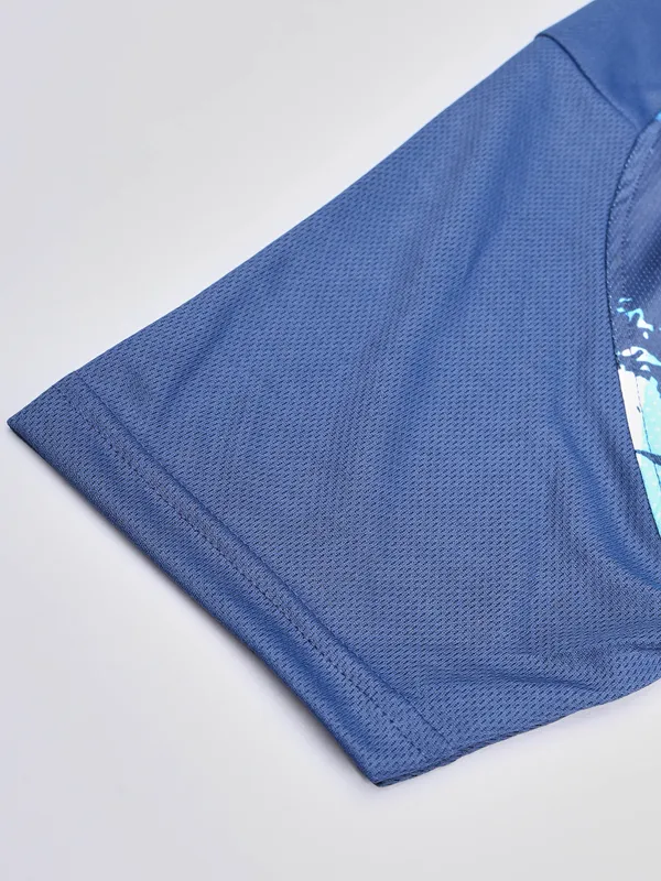 Boys Printed Slim Fit Crew Neck T-shirt with TECHNOLITE - Image 7