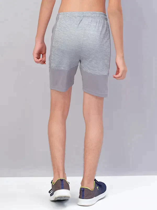 Boys Melange Slim Fit Shorts with TECHNO GUARD - Image 3