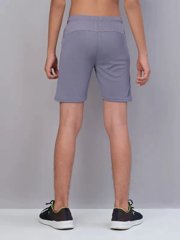 Boys Solid Slim Fit Shorts with TECHNO GUARD - Image 27