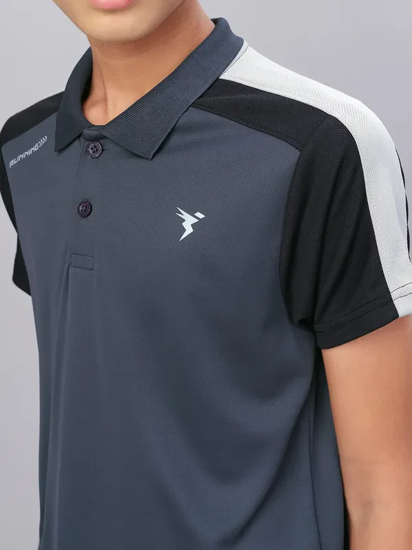 Boys Colorblock Slim Fit Polo T-shirt with TECHNO COOL - Image 6