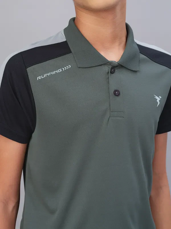 Boys Colorblock Slim Fit Polo T-shirt with TECHNO COOL - Image 8