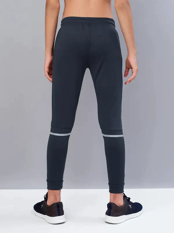 Boys Solid Slim Fit Joggers with TECHNO GUARD - Image 3