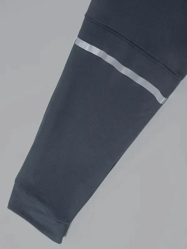 Boys Solid Slim Fit Joggers with TECHNO GUARD - Image 6