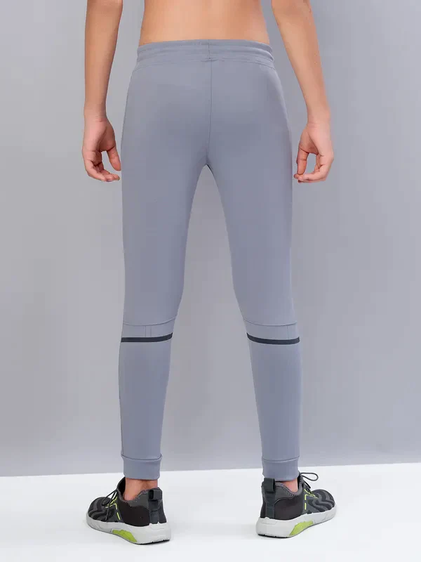 Boys Solid Slim Fit Joggers with TECHNO GUARD - Image 3