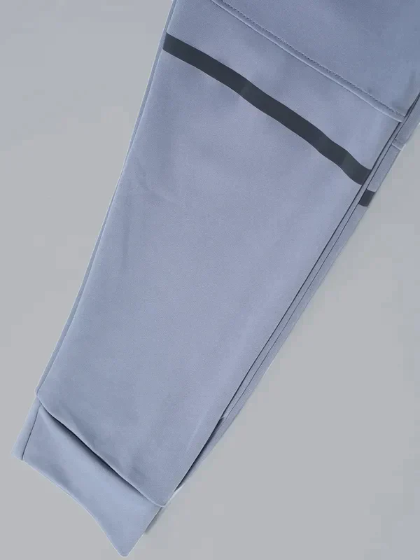 Boys Solid Slim Fit Joggers with TECHNO GUARD - Image 7