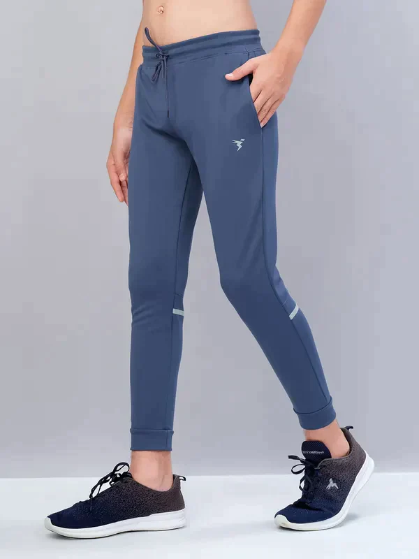Boys Solid Slim Fit Joggers with TECHNO GUARD - Image 5