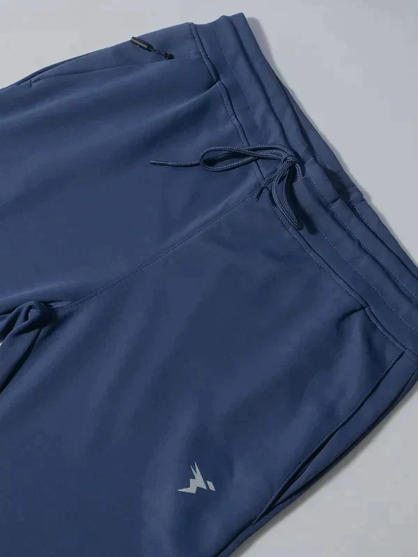Boys Solid Slim Fit Joggers with TECHNO GUARD - Image 7