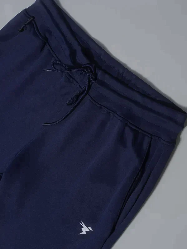 Boys Solid Slim Fit Joggers with TECHNO GUARD - Image 7