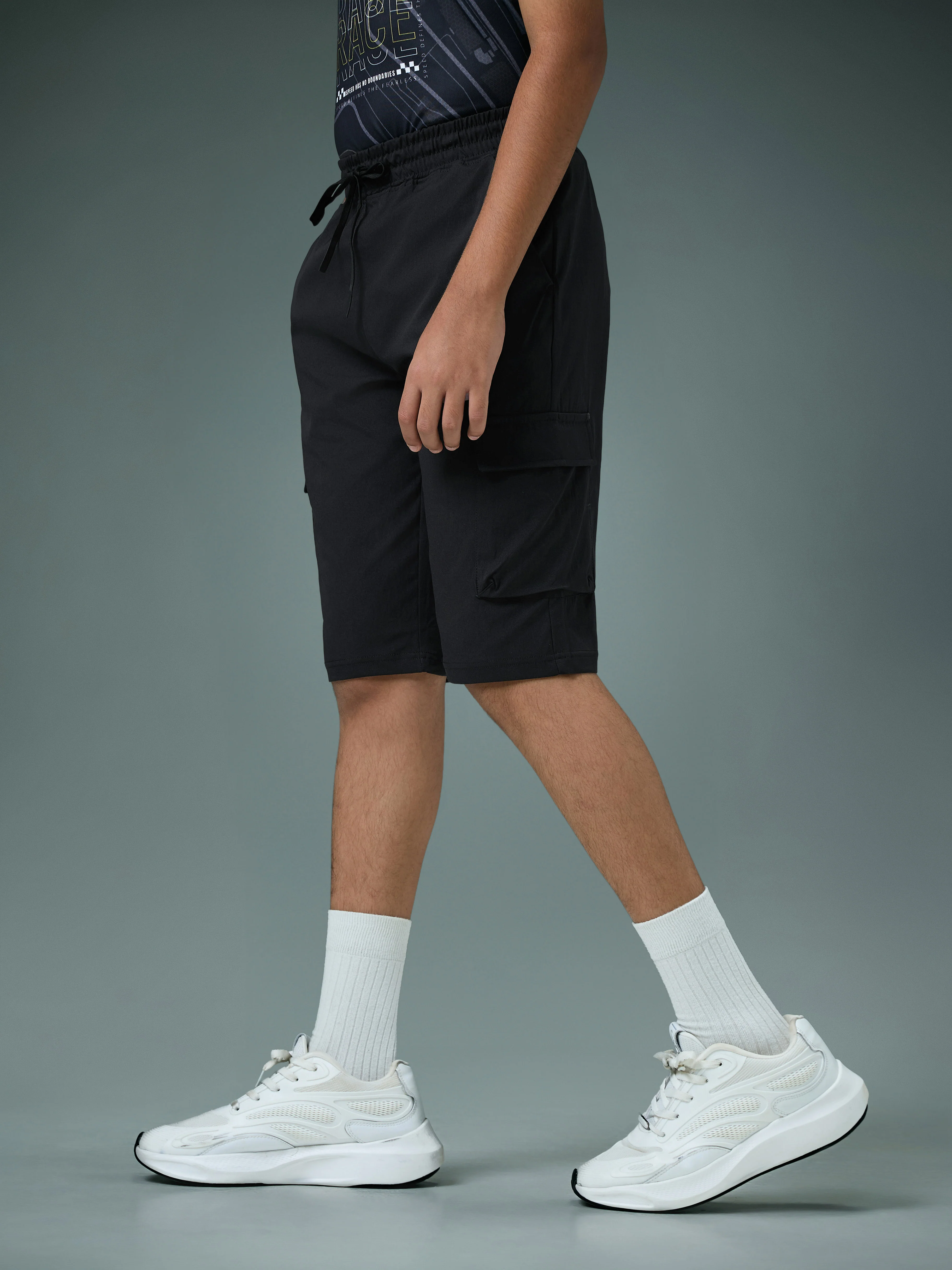 Boys Cargo Shorts Slim Fit Sports with TS FLEXI - Image 4