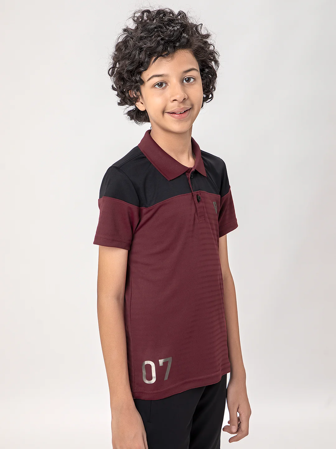 Boys Colorblock Slim Fit Polo T-shirt with TECHNOCOOL+ - Image 4