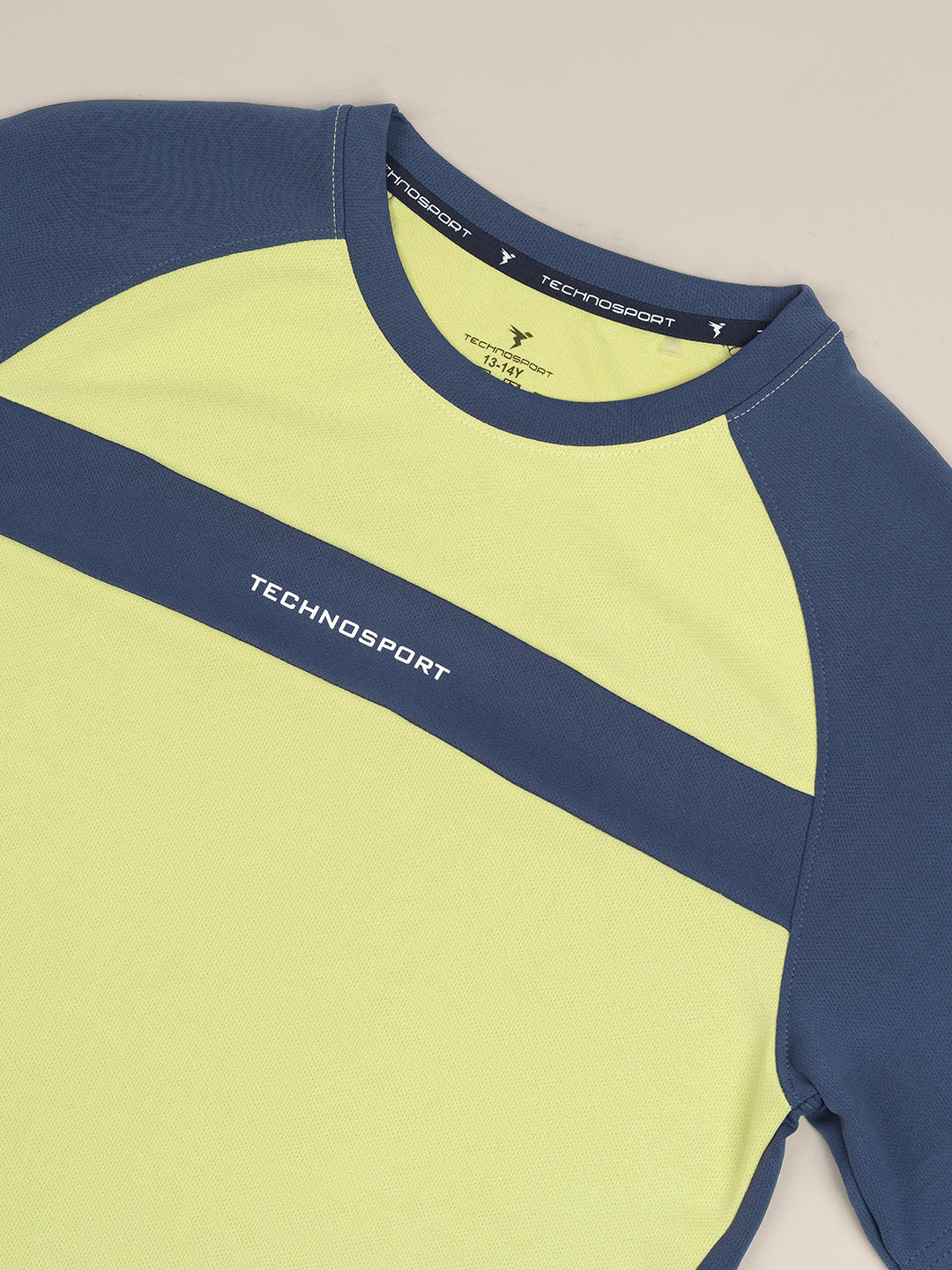 Boys Colorblock Slim Fit Round Neck T-shirt with DOUBLE COOL - Image 7