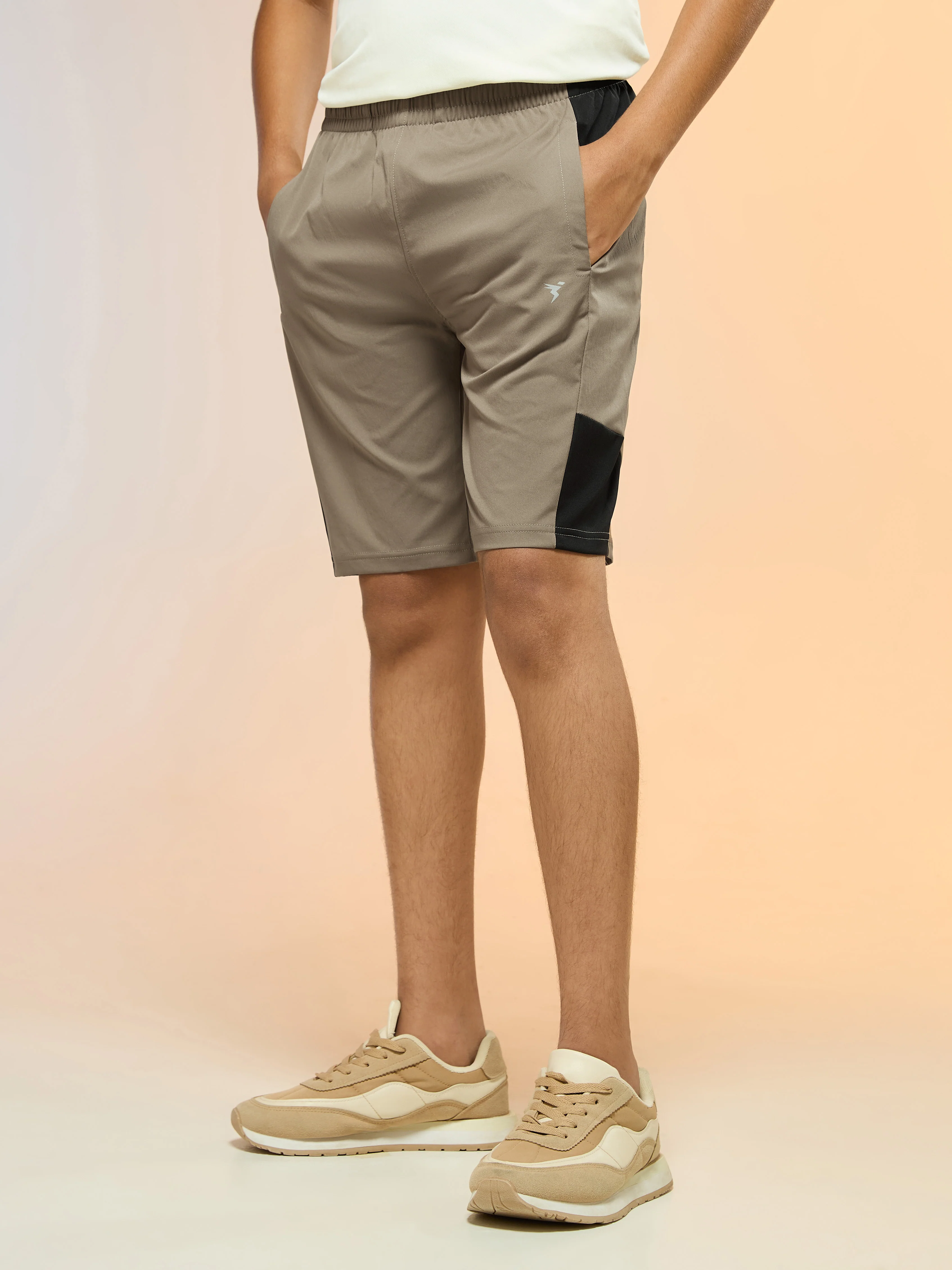 Boys Colorblock Slim Fit Sports Shorts with TS FLEXI - Image 2