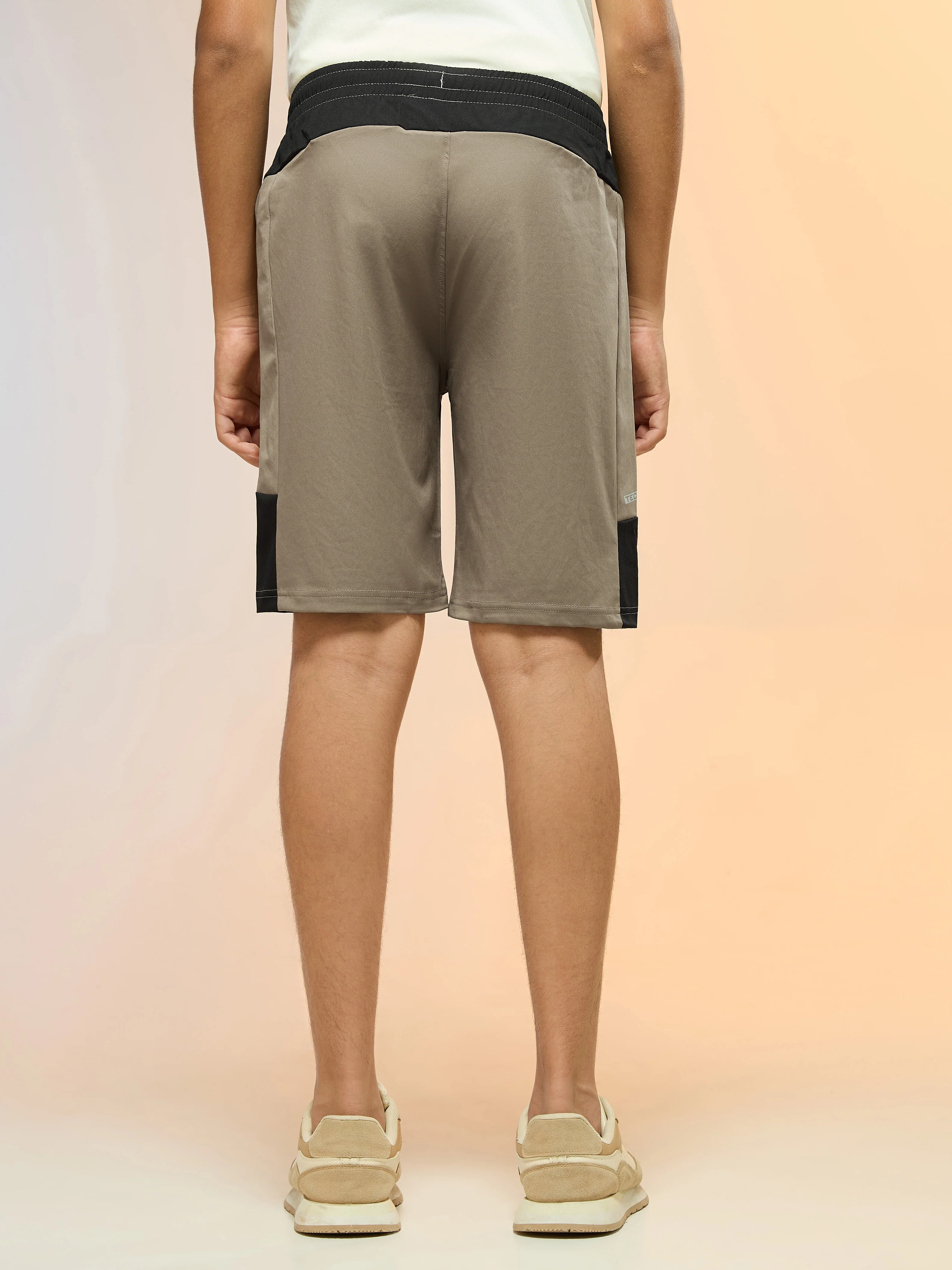 Boys Colorblock Slim Fit Sports Shorts with TS FLEXI - Image 4