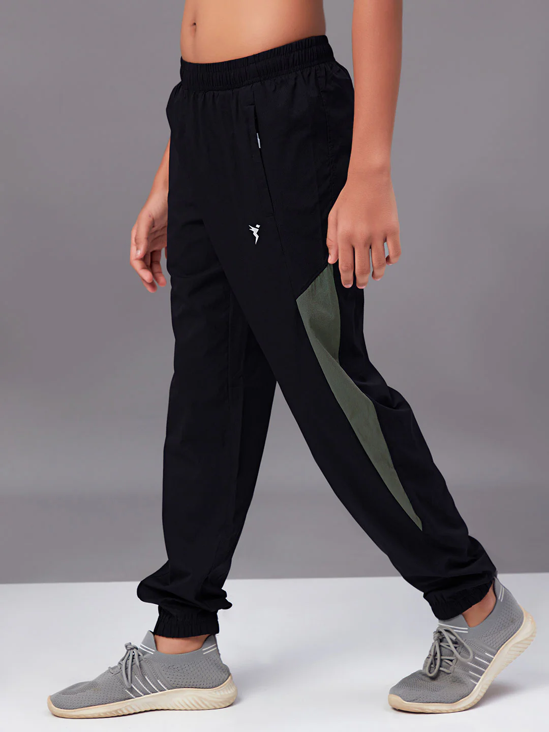 Boys Colorblock Slim Fit Sports Trackpants with TS LYTRA - Image 5