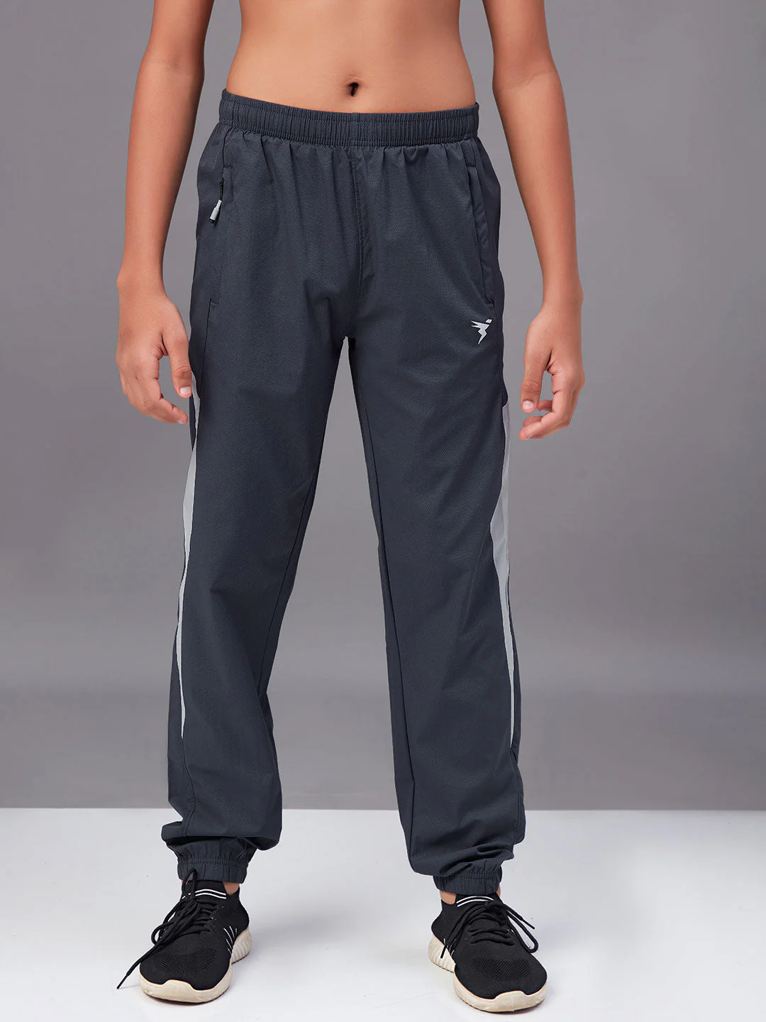Boys Colorblock Slim Fit Sports Trackpants with TS LYTRA