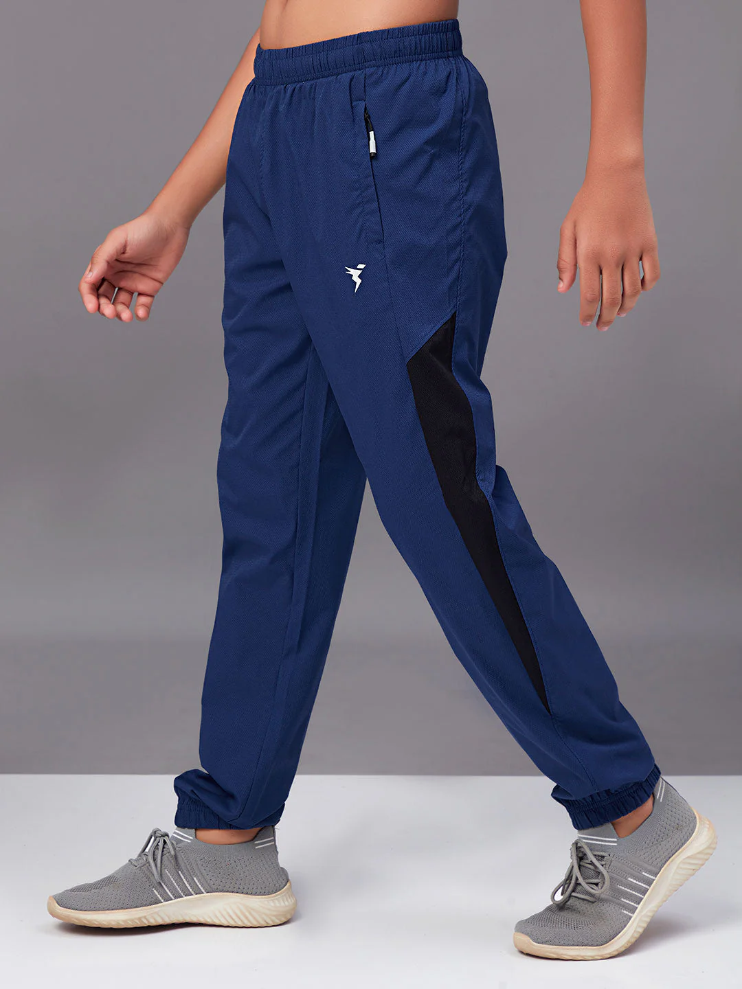 Boys Colorblock Slim Fit Sports Trackpants with TS LYTRA - Image 5