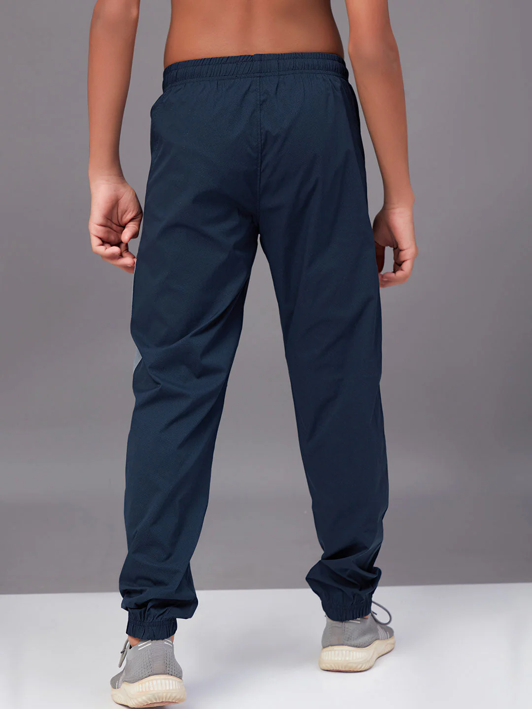 Boys Colorblock Slim Fit Sports Trackpants with TS LYTRA - Image 2