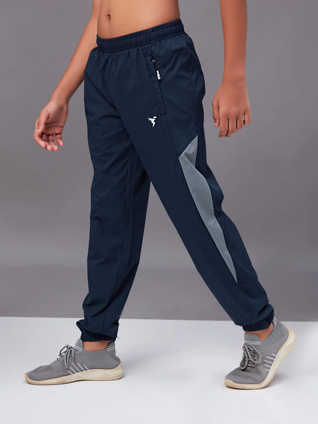 Boys Colorblock Slim Fit Sports Trackpants with TS LYTRA - Image 5