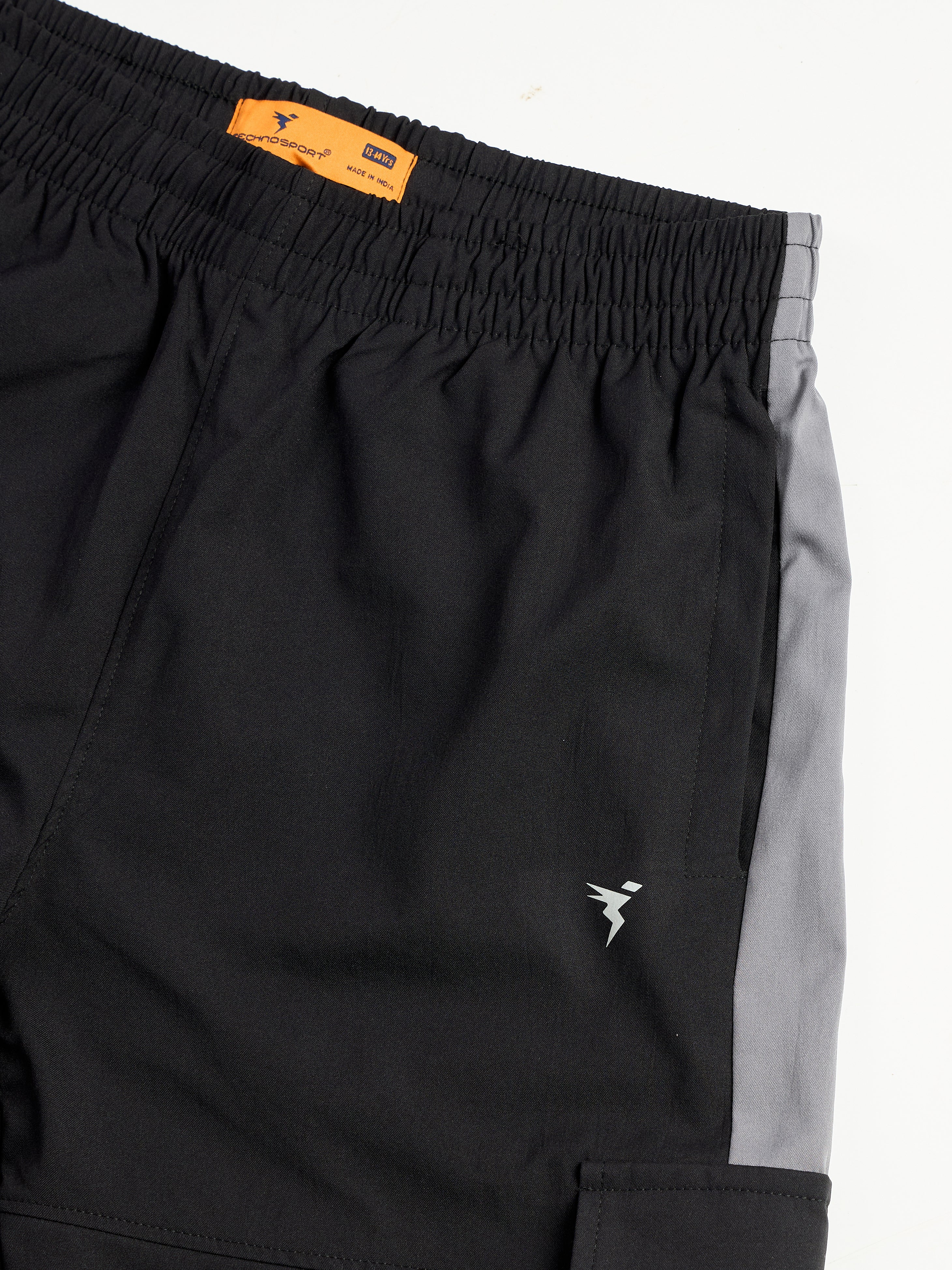 Boys Colorblock Straight Fit Sports Cargo Trackpants with TS FLEXI - Image 7