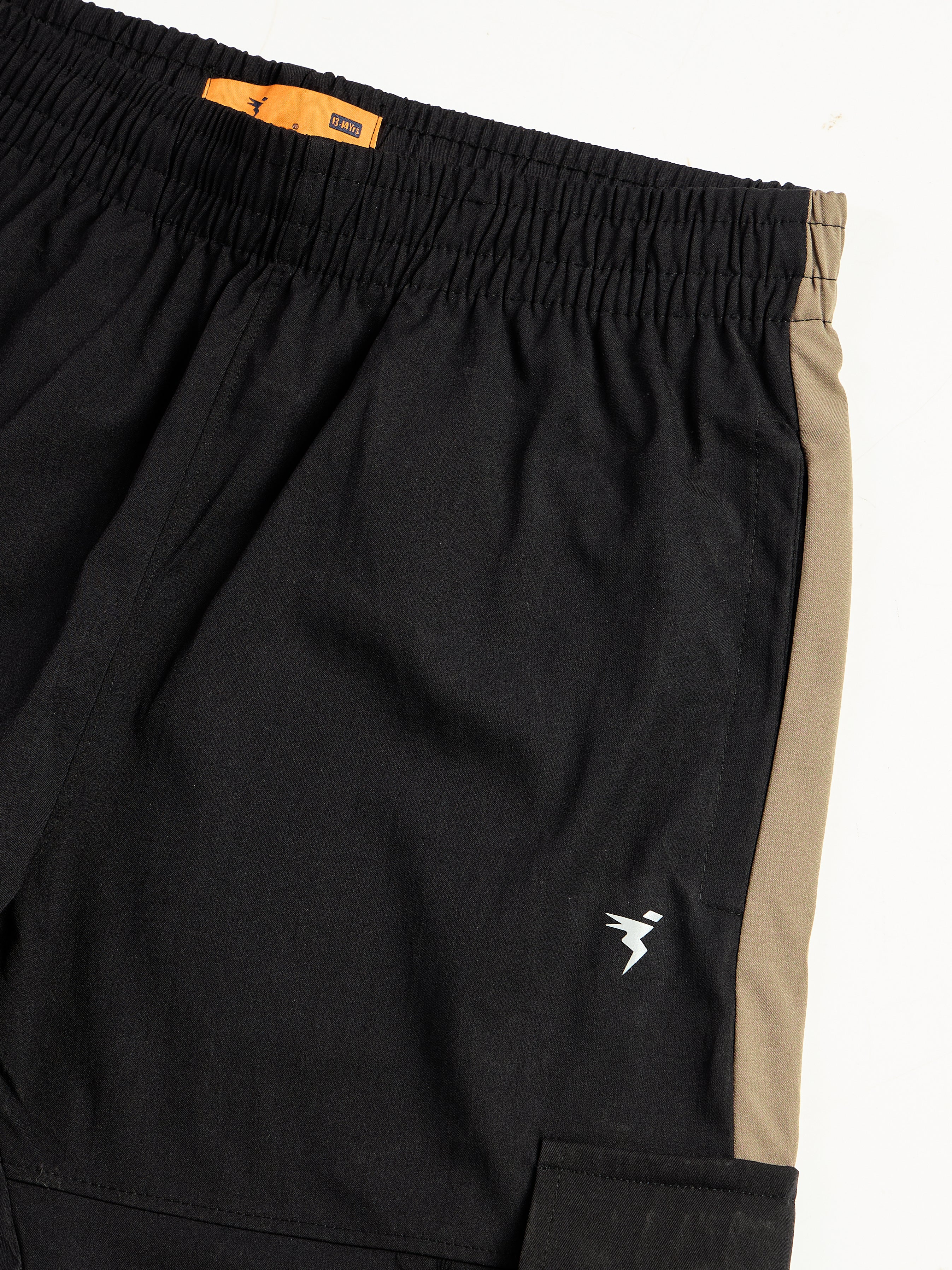 Boys Colorblock Straight Fit Sports Cargo Trackpants with TS FLEXI - Image 8
