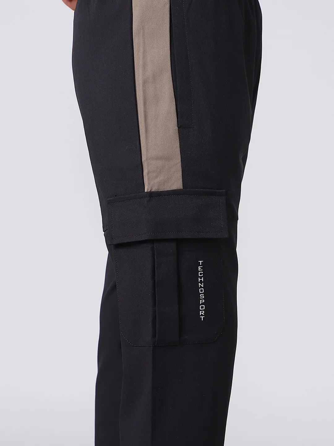 Boys Colorblock Straight Fit Sports Cargo Trackpants with TS FLEXI - Image 7