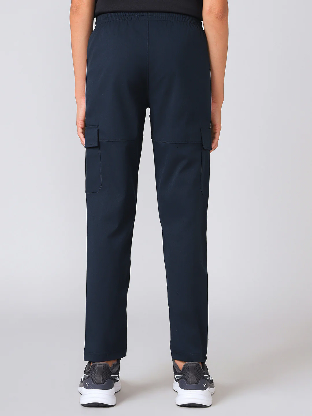 Boys Colorblock Straight Fit Sports Cargo Trackpants with TS FLEXI - Image 3