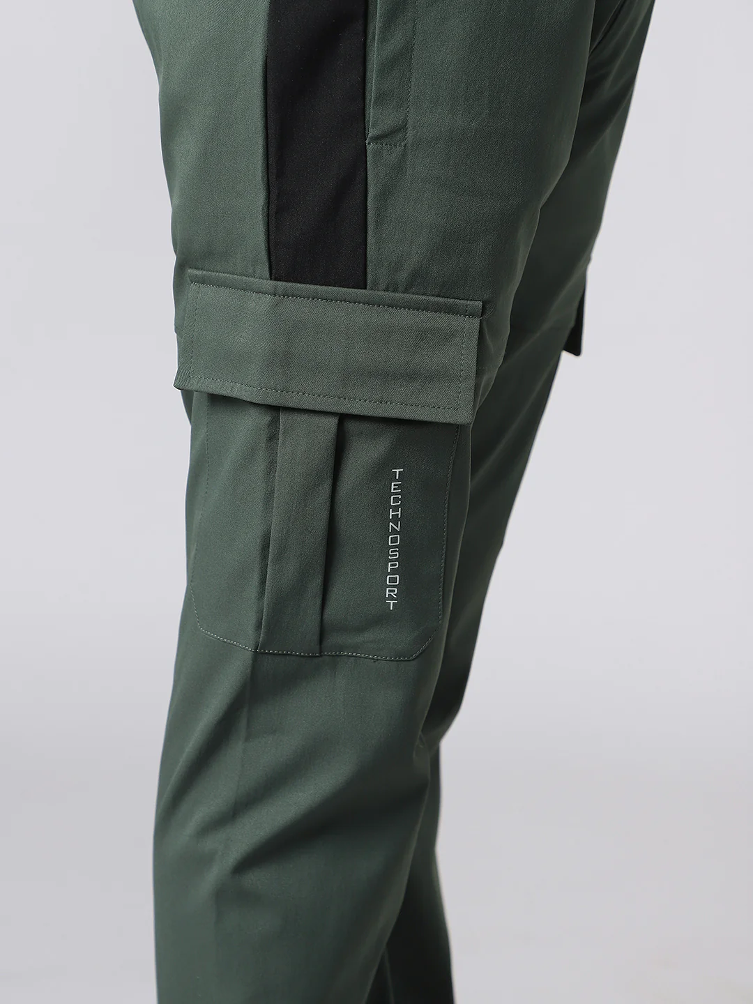 Boys Colorblock Straight Fit Sports Cargo Trackpants with TS FLEXI - Image 7