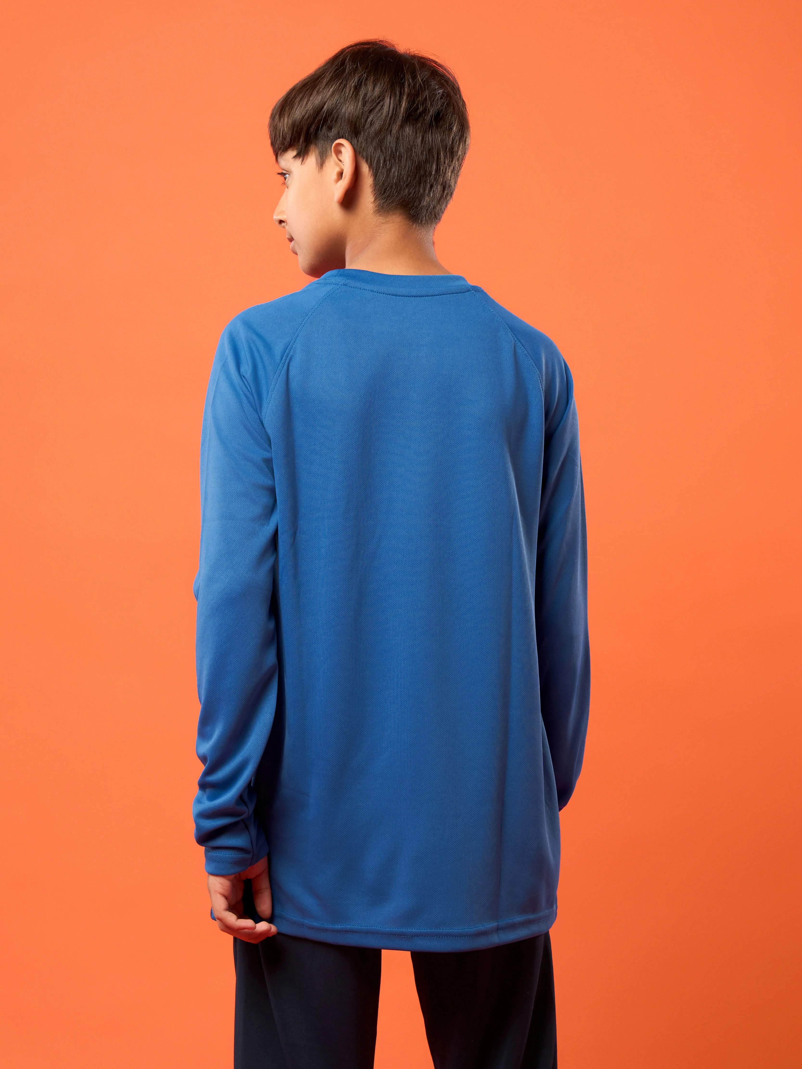 Boys Printed Slim Fit Crew Neck T-shirt with TECHNO COOL+ - Image 3