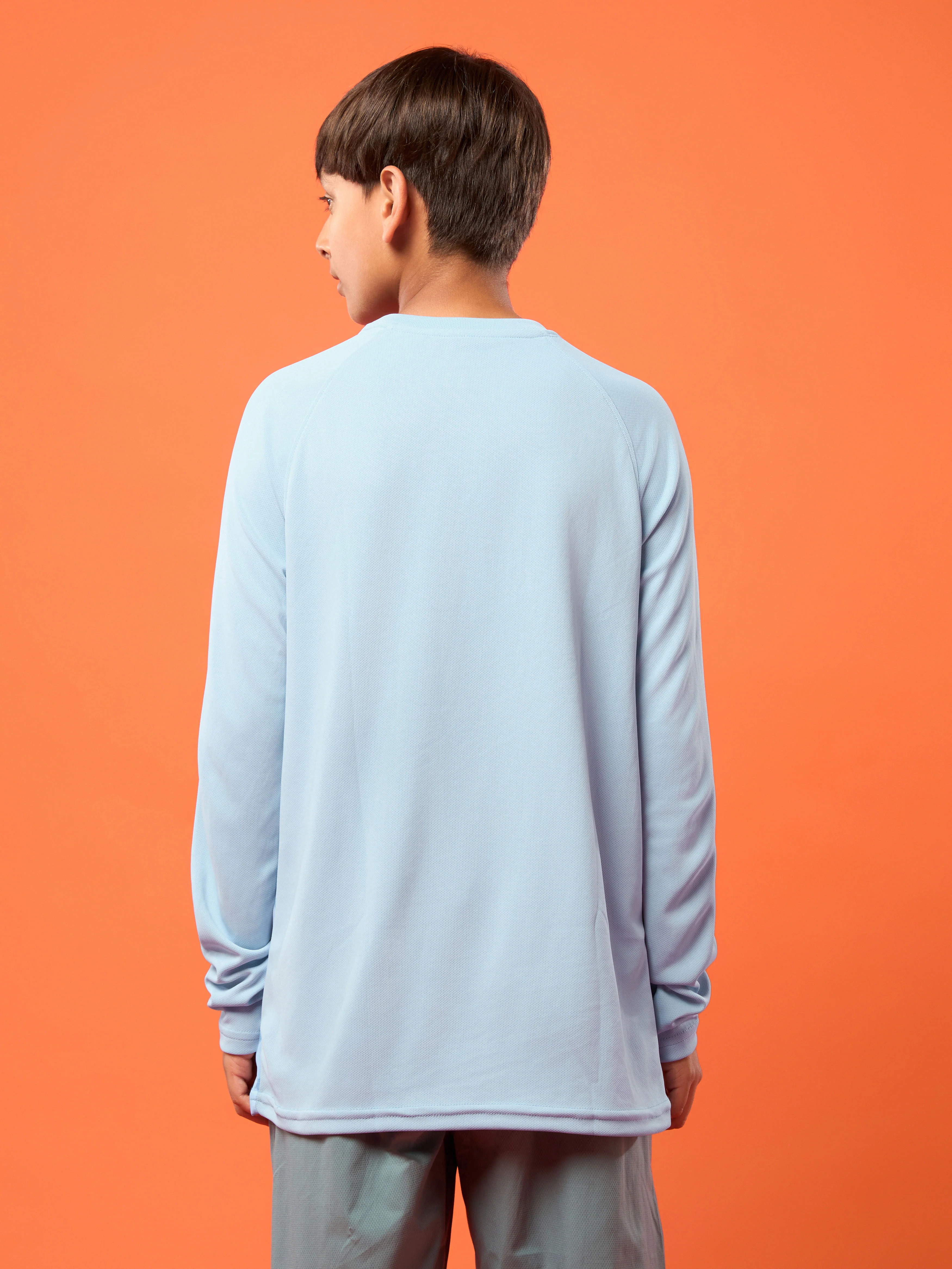 Boys Printed Slim Fit Crew Neck T-shirt with TECHNO COOL+ - Image 3