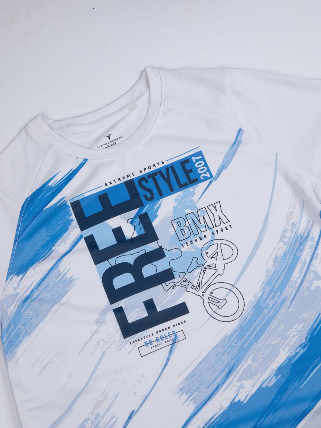Boys Printed Slim Fit Crew Neck T-shirt with TECHNOLITE - Image 7