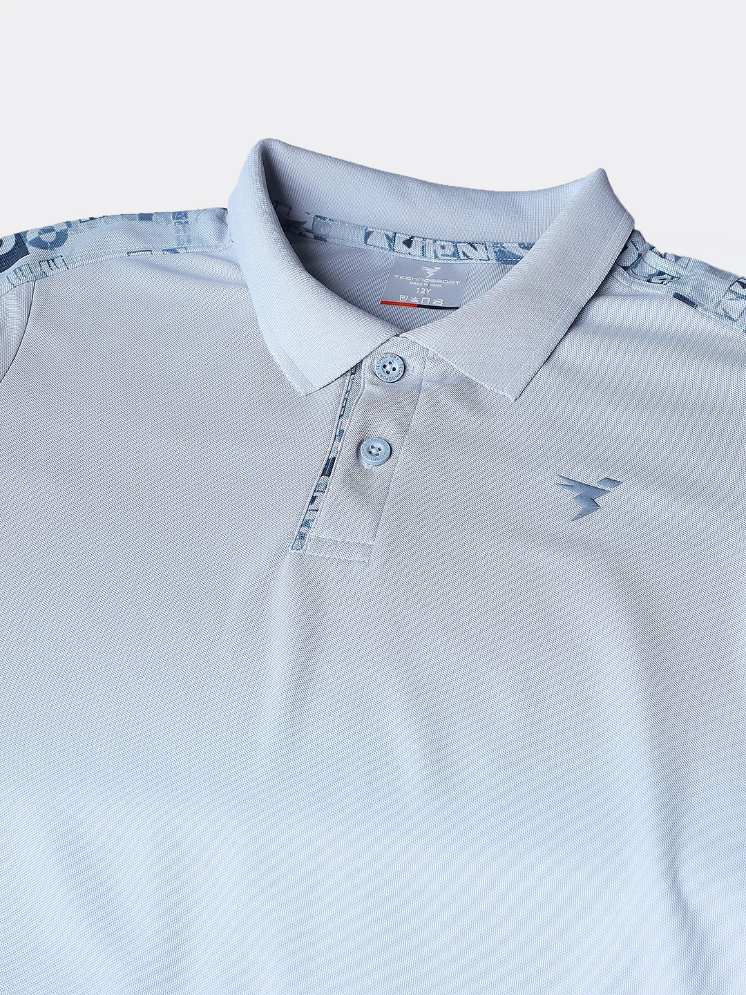Boys Printed Slim Fit Polo Sports T-shirt with MATPIQ - Image 8