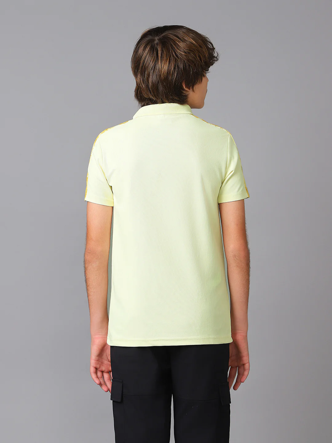 Boys Printed Slim Fit Polo Sports T-shirt with MATPIQ - Image 3