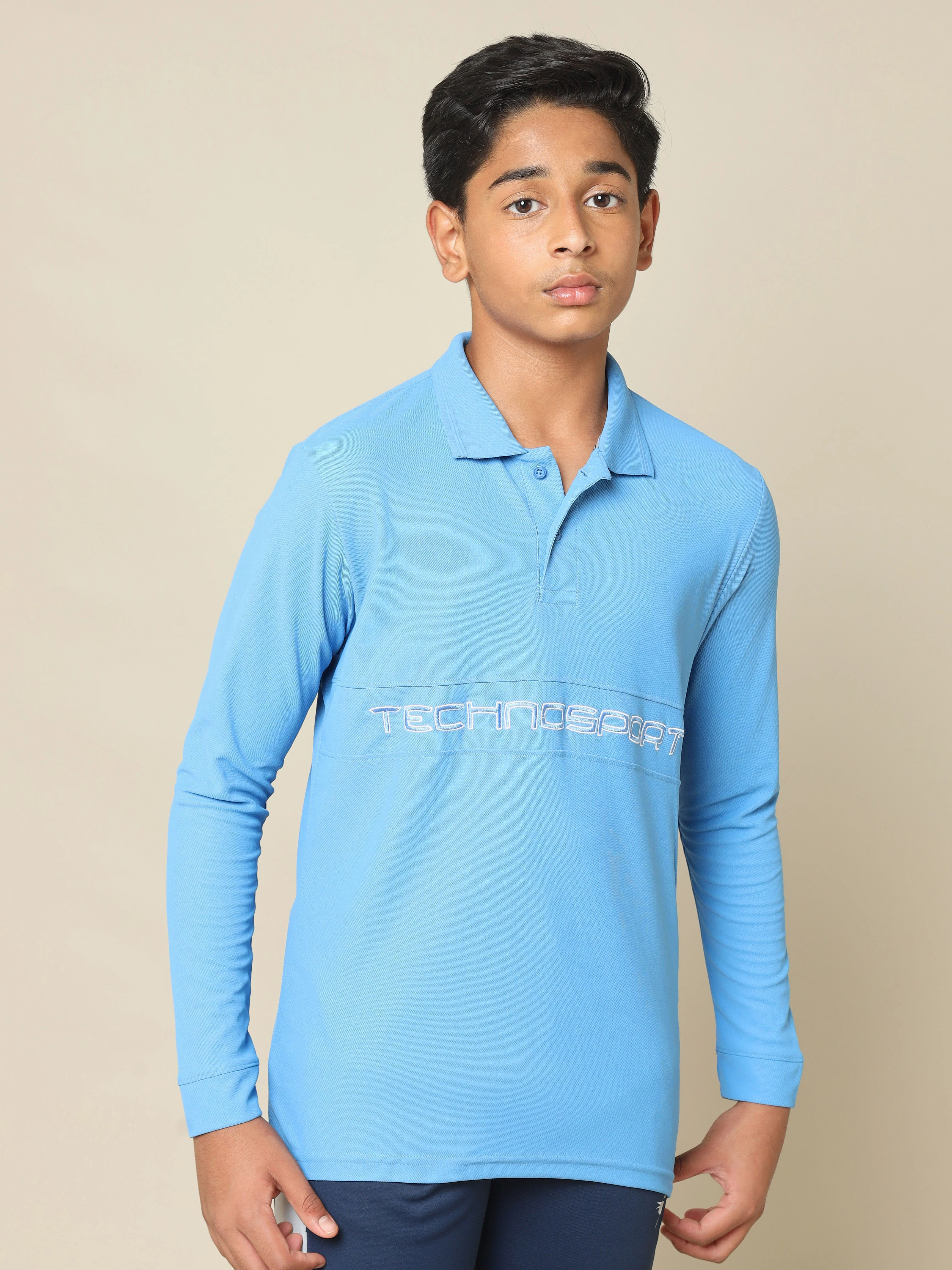 Boys Printed Slim Fit Polo T-shirt with MATPIQ - Image 2