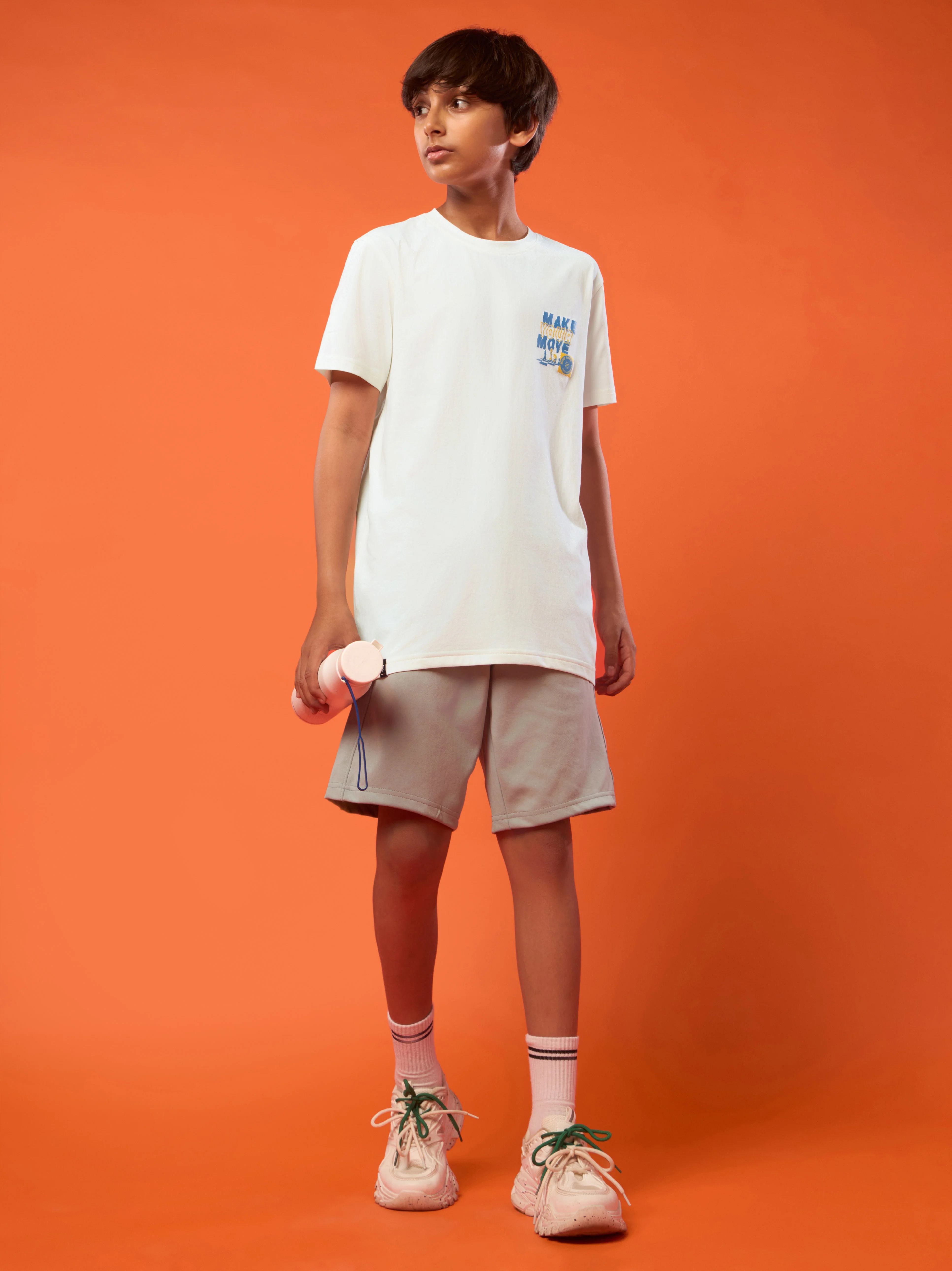 Boys Printed Slim Fit Round Neck Sports T-shirt with COTFLEX - Image 6