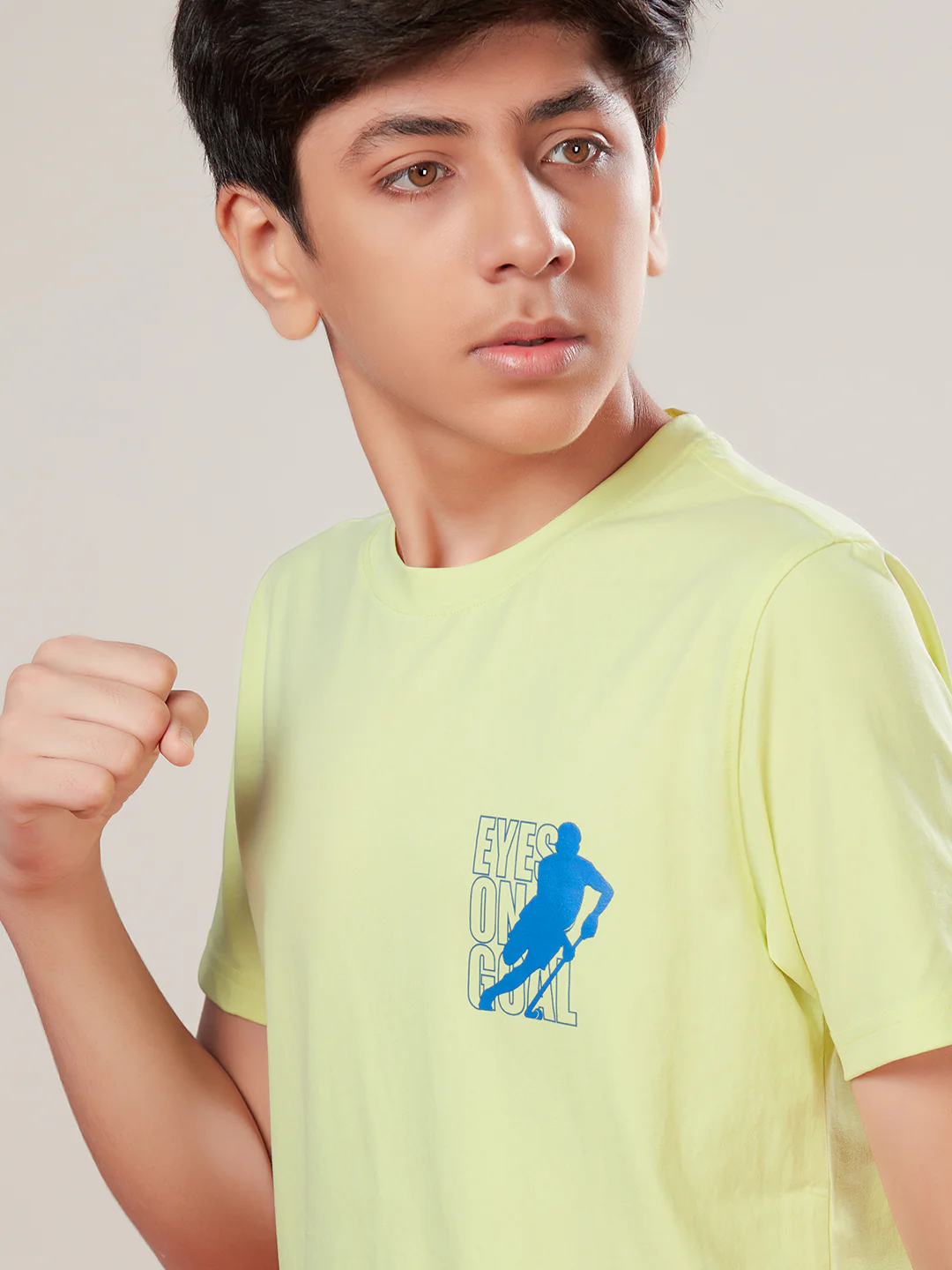Boys Printed Slim Fit Round Neck Sports T-shirt with COTFLEX - Image 6