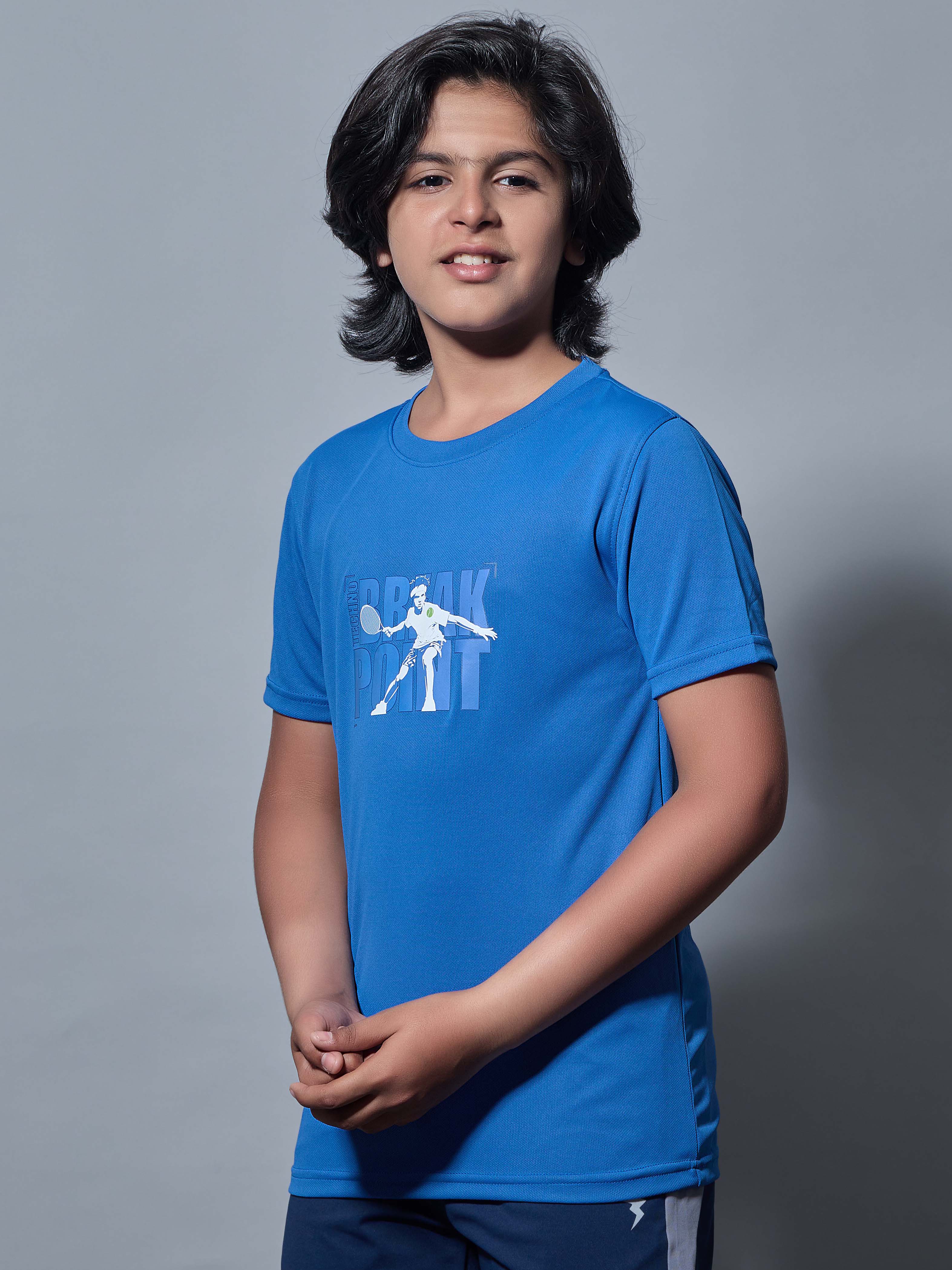 Boys Printed Slim Fit Round Neck Sports T-shirt with TECHNOCOOL+ - Image 4