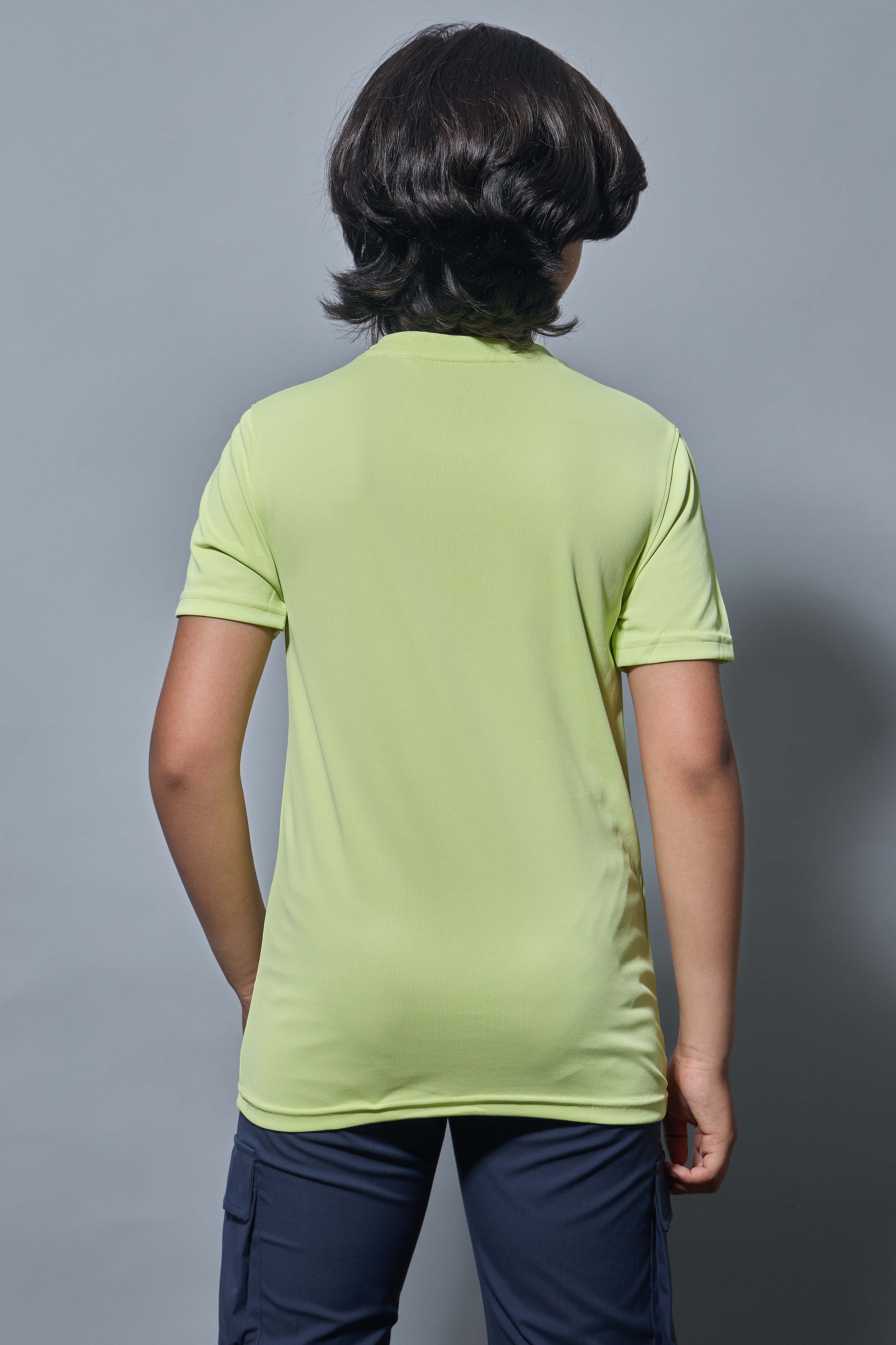 Boys Printed Slim Fit Round Neck Sports T-shirt with TECHNOCOOL+ - Image 3