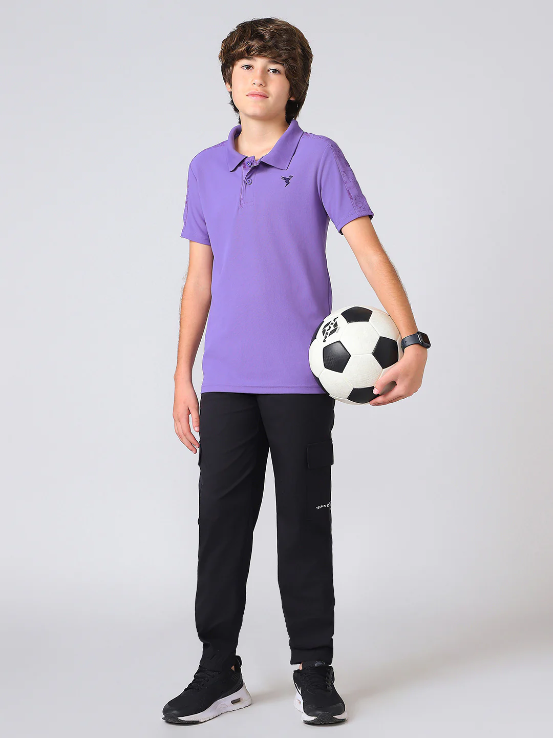 Boys Regular Fit Cargo Joggers with TS FLEXI - Image 4