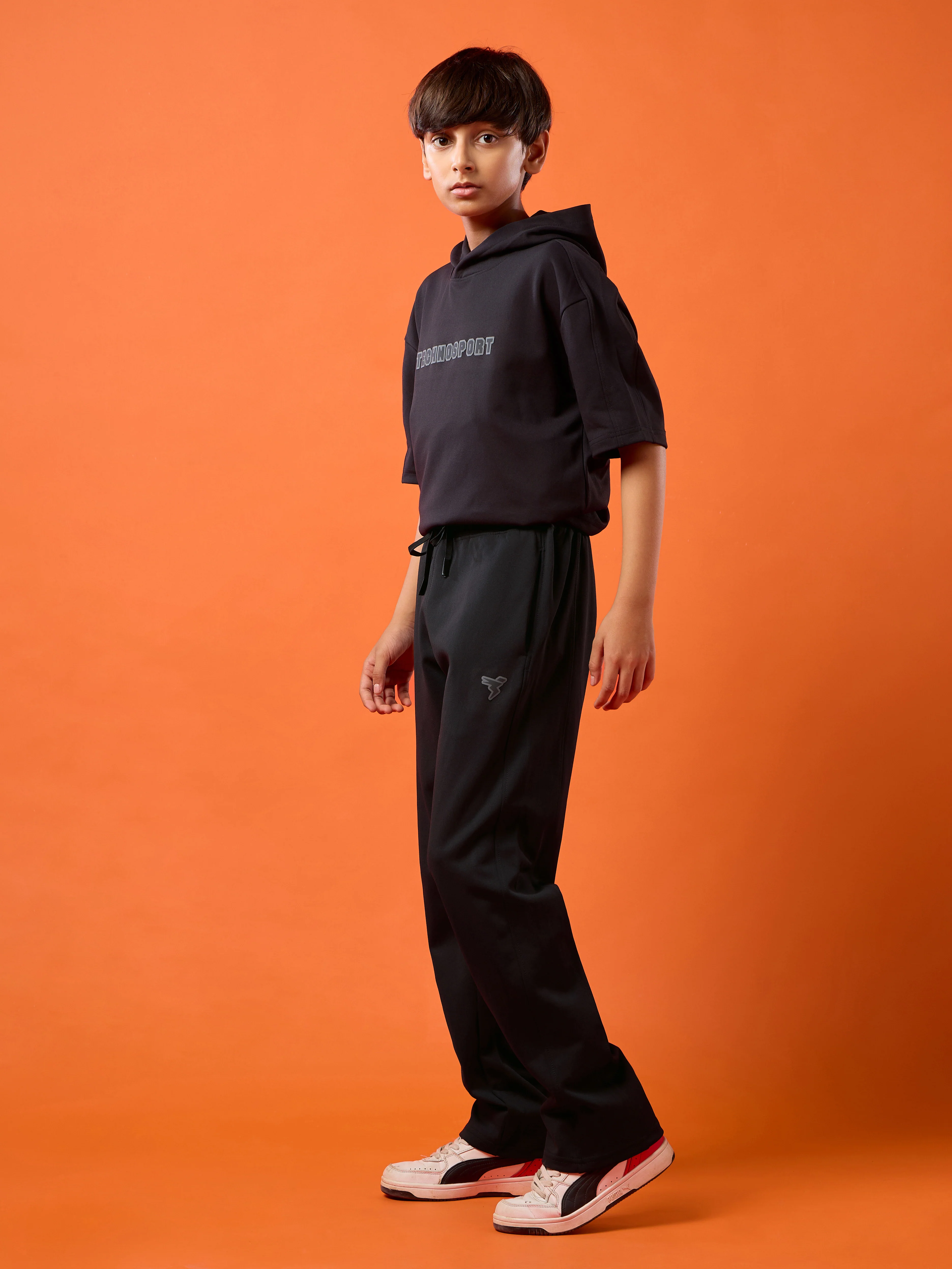 Boys Regular Fit Sports Trackpants with ELASTOPLUS - Image 4