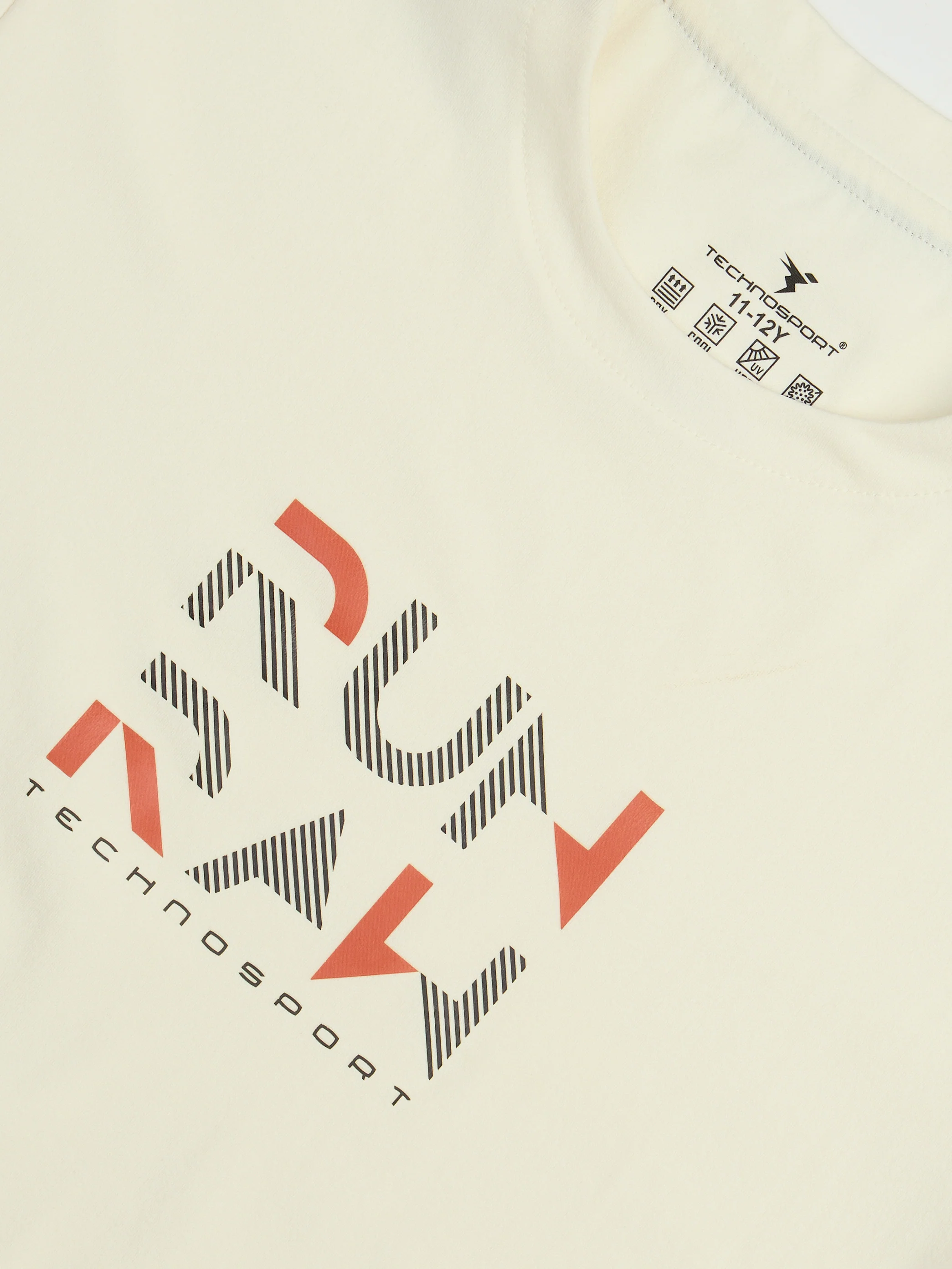Boys Slim Fit Typography Printed Round Neck Sports T-shirt with COTFLEX - Image 9