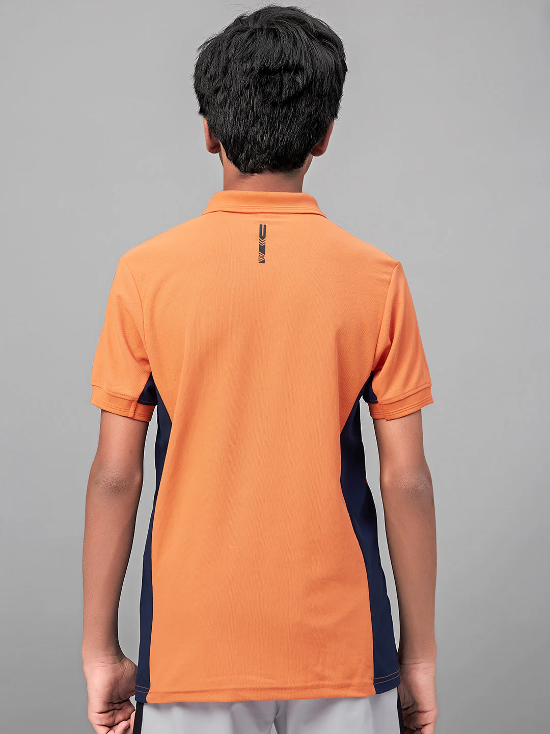 Boys Solid Slim Fit Polo Sports T-shirt with MATPIQ - Image 3
