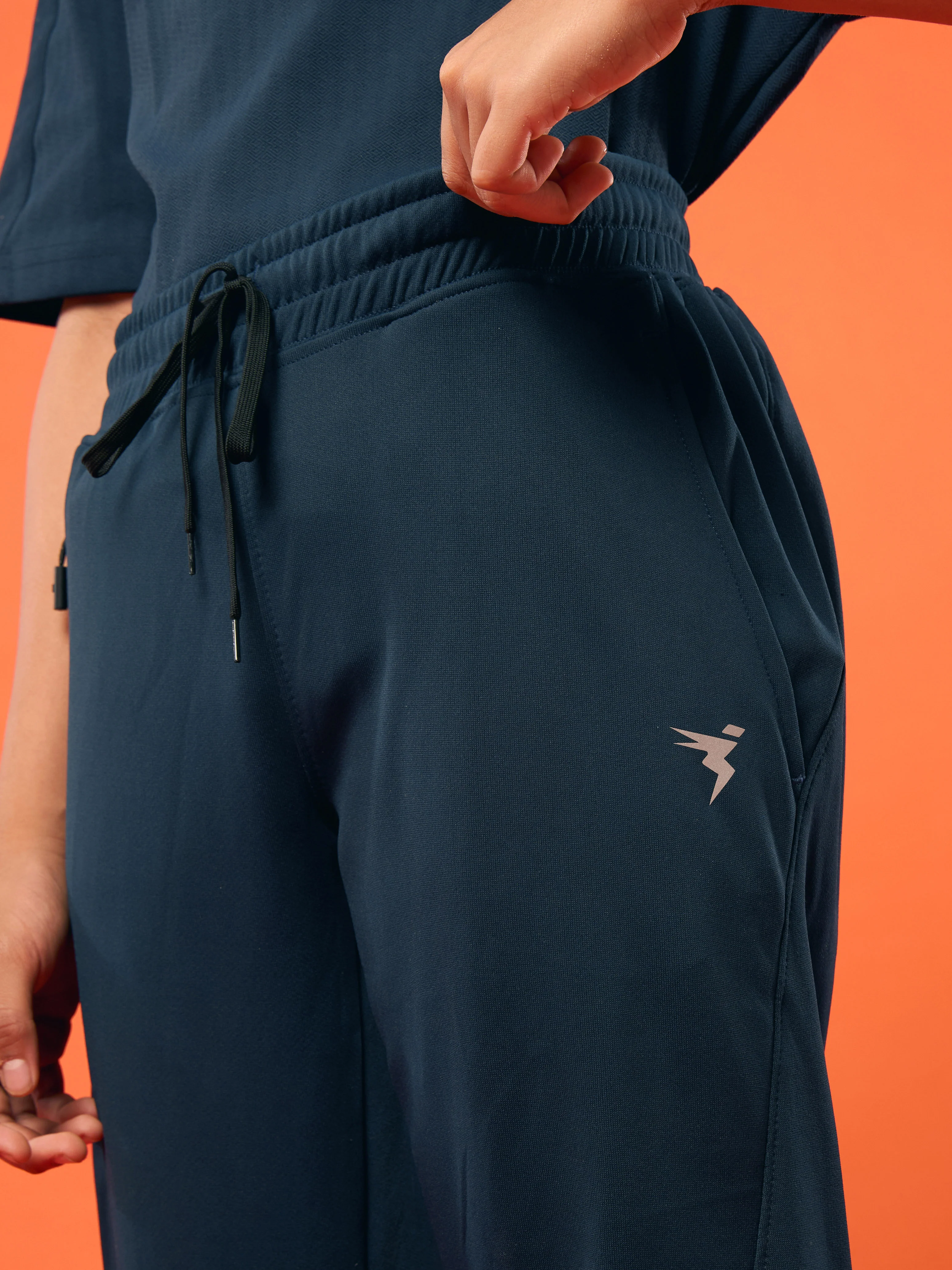 Boys Solid Slim Fit Trackpants with TECHNO GUARD - Image 6