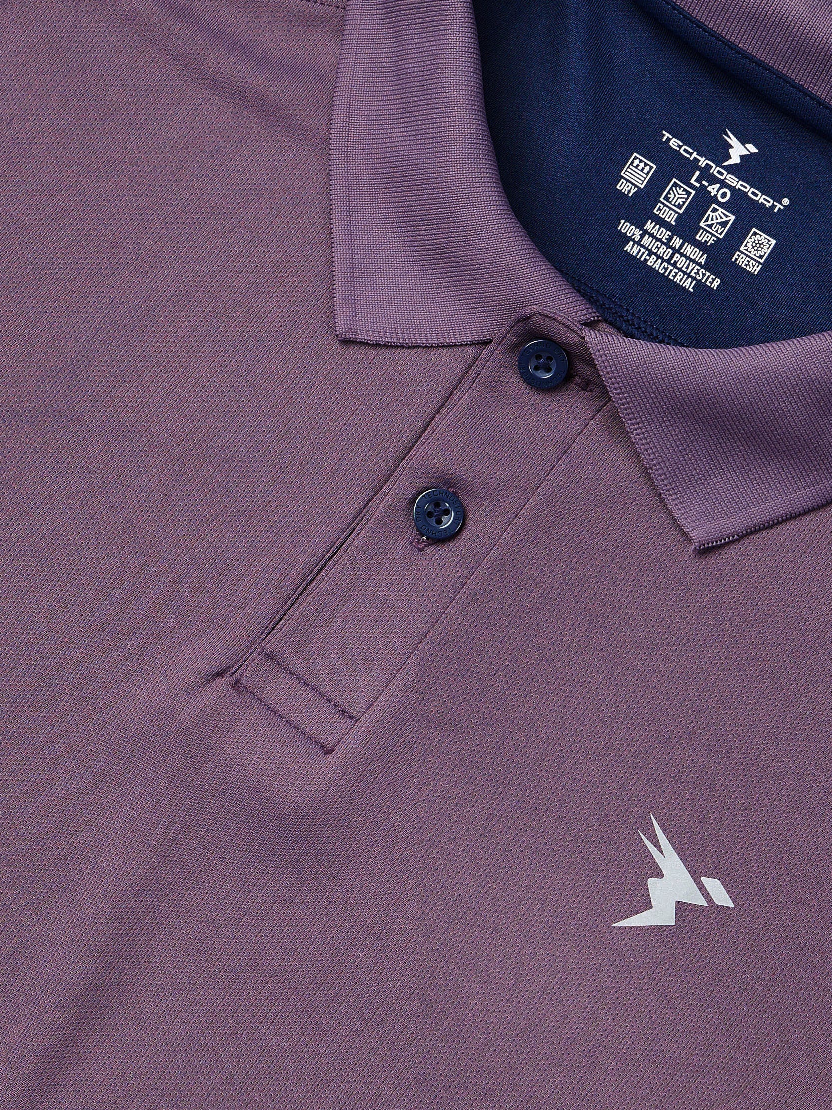 Men Colorblock Relax Fit Polo T-shirt with TECHNO COOL+ - Image 7