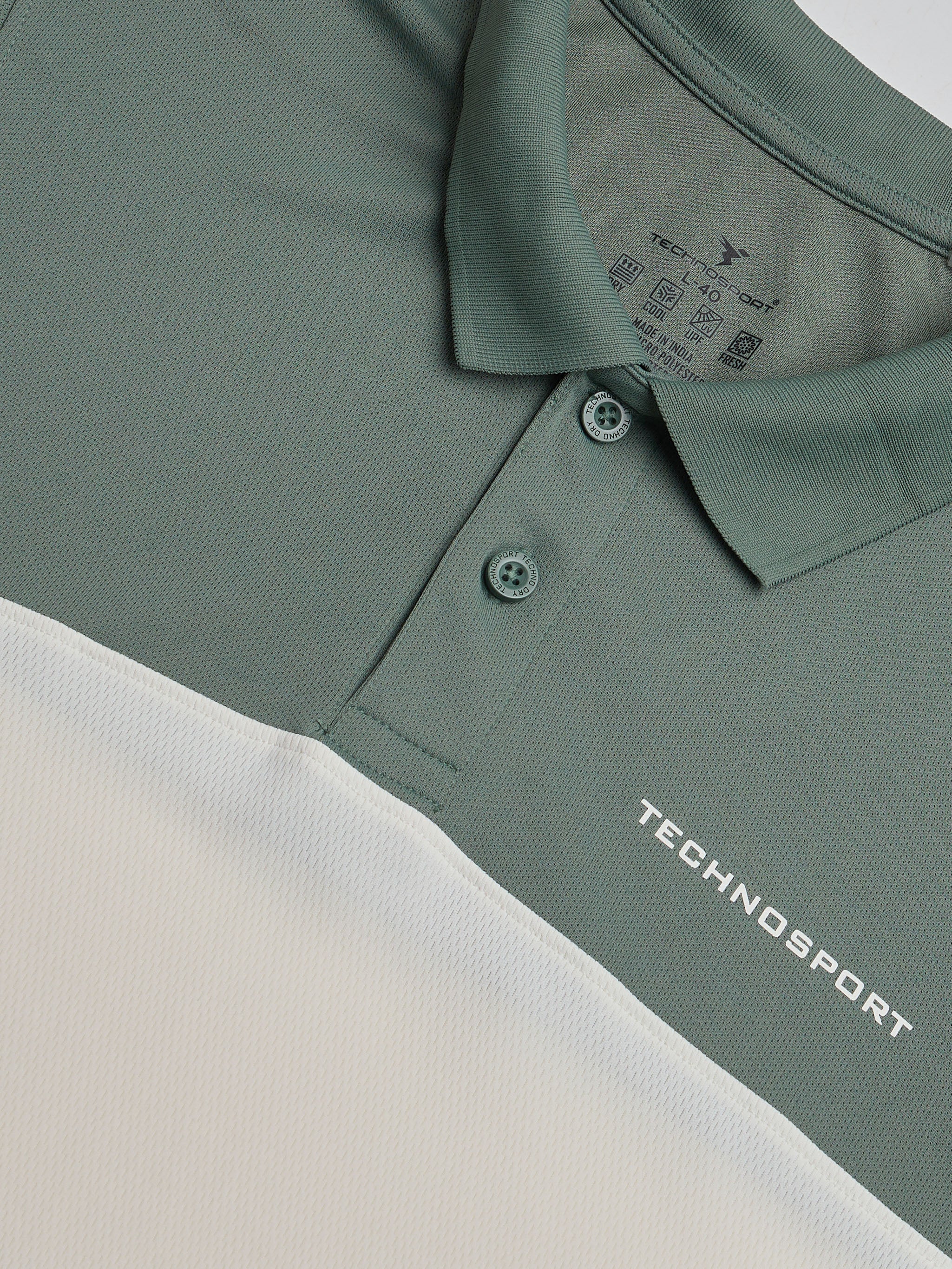 Men Colorblock Relax Fit Polo T-shirt with TECHNO COOL+ - Image 7