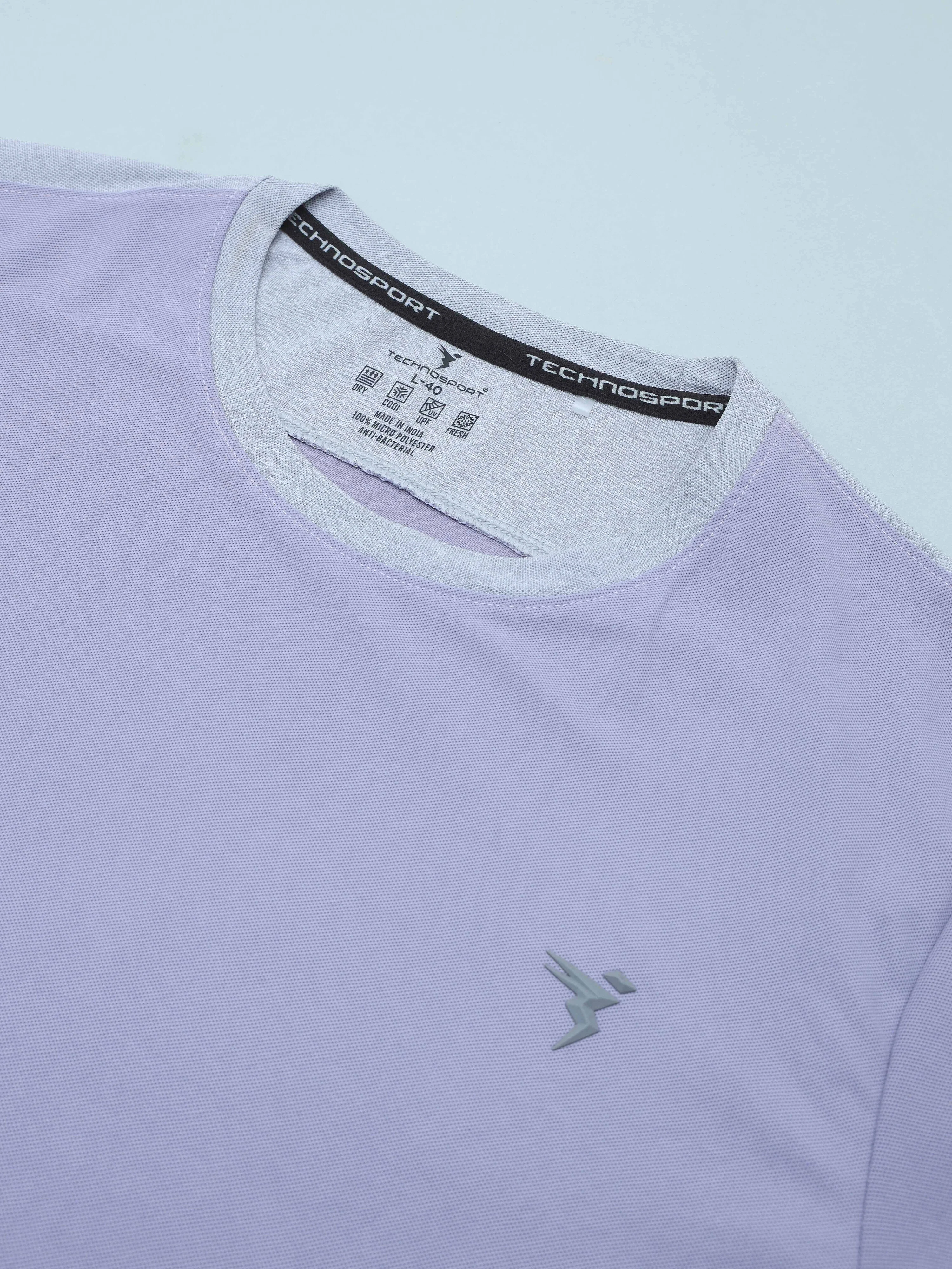 Men Colorblock Slim Fit Crew Neck T-shirt with MATPIQ (Pack of 2) - Image 7