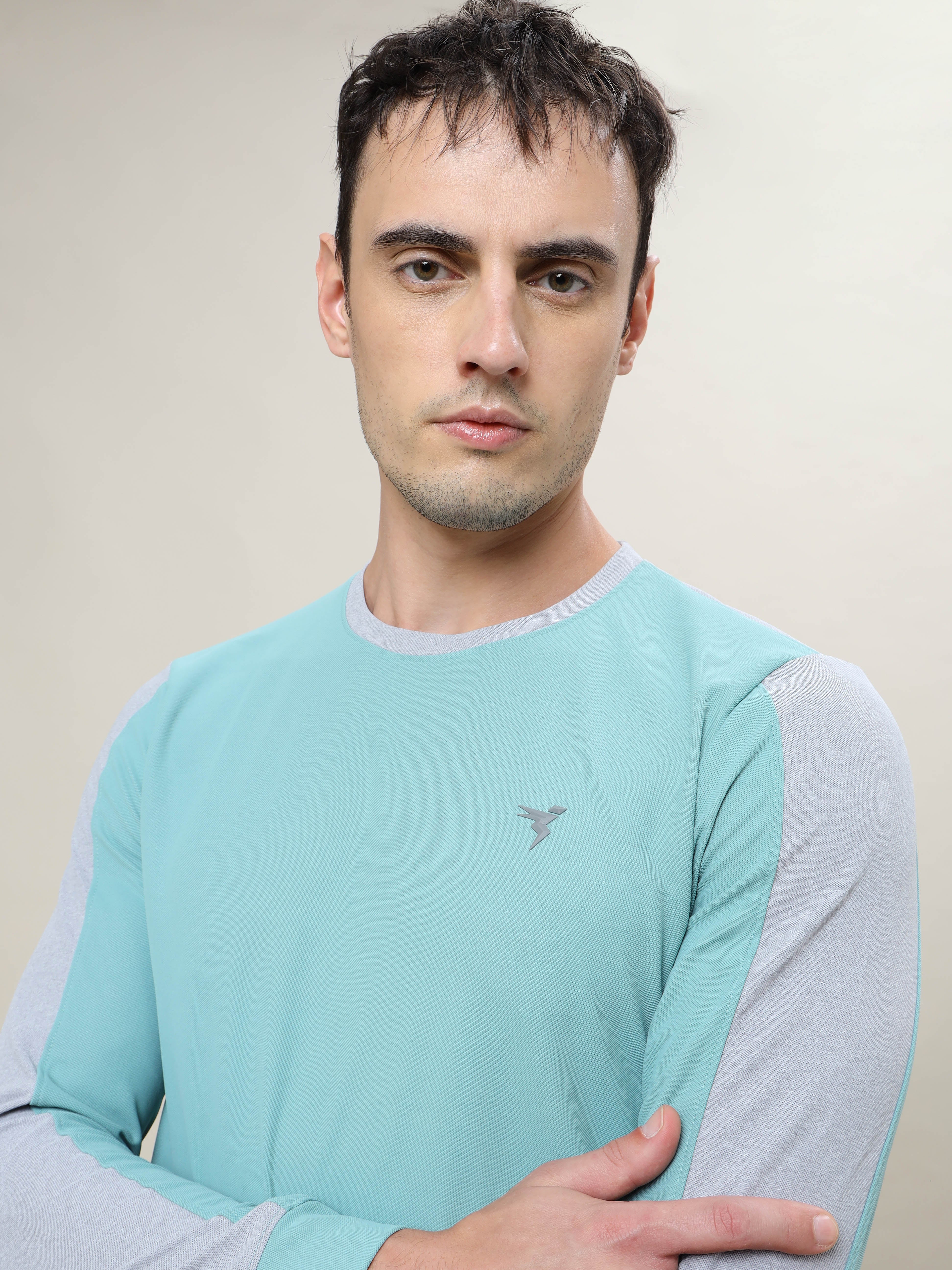 Men Colorblock Slim Fit Crew Neck T-shirt with MATPIQ (Pack of 2) - Image 6